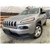Image 1 : 2015 JEEP CHEROKEE, SILVER, 172185 KMS, 4X4. - D698572