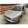 Image 4 : 2015 JEEP CHEROKEE, SILVER, 172185 KMS, 4X4. - D698572