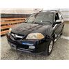 Image 3 : 2006 ACCURA MDX, BLACK, 290246 KMS, ALL WHEEL DRIVE. - D001295