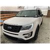 Image 3 : 2016 FORD EXPLORER, WHITE, 191315 KMS, ALL WHEEL DRIVE. - DA53977