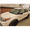 Image 4 : 2014 FORD EXPLORER XLT, WHITE, 237739 KMS, FRONT WHEEL DRIVE. - DA76817