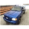 Image 4 : 2007 FORD RANGER, BLUE, 259910 KMS, REAR WHEEL DRIVE. - DA57596