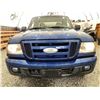 Image 5 : 2007 FORD RANGER, BLUE, 259910 KMS, REAR WHEEL DRIVE. - DA57596