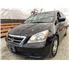 Image 2 : 2006 HONDA ODYSSEY EXL, BLACK, 340918 KMS, FRONT WHEEL DRIVE. - D504250