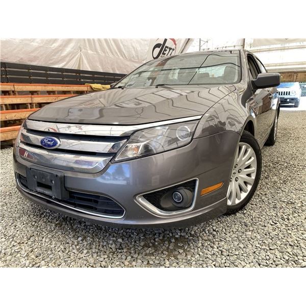 2011 FORD FUSION, GREY, 234931 KMS, FRONT WHEEL DRIVE. - D253612