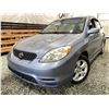 Image 1 : 2003 TOYOTA MATRIX, BLUE, 52821 KMS, FRONT WHEEL DRIVE. - B712387