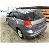 Image 21 : 2003 TOYOTA MATRIX, BLUE, 52821 KMS, FRONT WHEEL DRIVE. - B712387