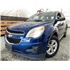 Image 1 : 2010 CHEVY EQUINOX, BLUE, 67657 KMS, ALL WHEEL DRIVE. - B291617