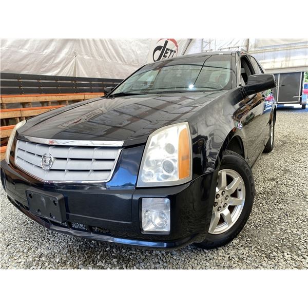 2007 CADILLAC SRX, BLACK, 186833 KMS, REAR WHEEL DRIVE. - J122848