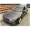 Image 4 : 2016 KIA OPTIMA, GREY, 128560 KMS, FRONT WHEEL DRIVE. - P090166