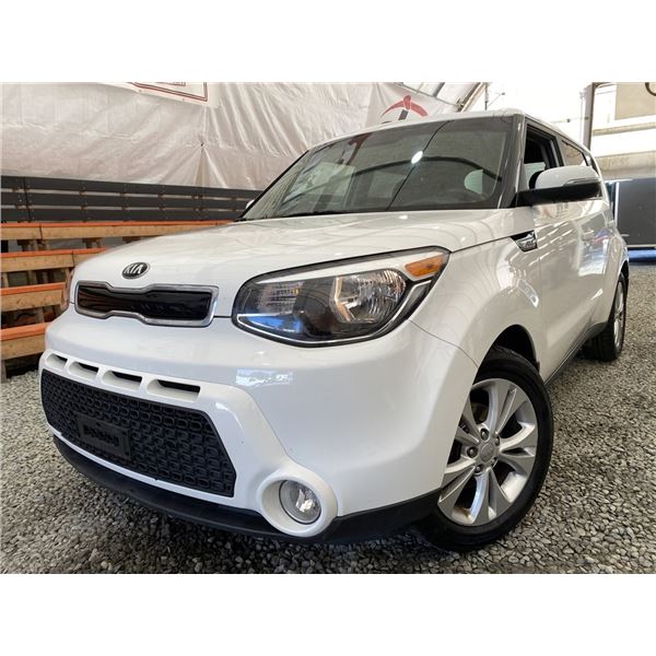 2016 KIA SOUL, WHITE, 147595 KMS, FRONT WHEEL DRIVE. - D409158