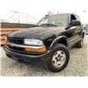 Image 1 : 2005 CHEVROLET BLAZER, BLACK, 223027 KMS, FOUR WHEEL DRIVE. - D121445