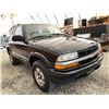 Image 8 : 2005 CHEVROLET BLAZER, BLACK, 223027 KMS, FOUR WHEEL DRIVE. - D121445