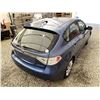 Image 16 : 2010 SUBARU IMPREZA, BLUE, 250326 KMS, ALL WHEEL DRIVE. NO RESERVE. - D821284