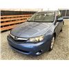 Image 3 : 2010 SUBARU IMPREZA, BLUE, 250326 KMS, ALL WHEEL DRIVE. NO RESERVE. - D821284