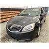 Image 3 : 2015 BUICK VERANO, BLACK, 215199 KMS, FRONT WHEEL DRIVE. - D198862