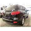 Image 14 : 2007 HYUNDAI SANTA FE GL, BLACK, 267137 KMS, FRONT WHEEL DRIVE. - D009125