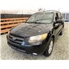 Image 3 : 2007 HYUNDAI SANTA FE GL, BLACK, 267137 KMS, FRONT WHEEL DRIVE. - D009125