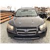 Image 6 : 2007 HYUNDAI SANTA FE GL, BLACK, 267137 KMS, FRONT WHEEL DRIVE. - D009125