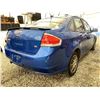 Image 14 : 2010 FORD FOCUS, BLUE, 340291 KMS, FRONT WHEEL DRIVE. - D241632