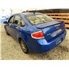 Image 21 : 2010 FORD FOCUS, BLUE, 340291 KMS, FRONT WHEEL DRIVE. - D241632