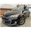 Image 1 : 2018 CHEVROLET SONIC, BLACK, 166177 KMS, FRONT WHEEL DRIVE. - D120104