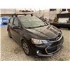 Image 9 : 2018 CHEVROLET SONIC, BLACK, 166177 KMS, FRONT WHEEL DRIVE. - D120104
