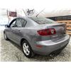 Image 20 : 2005 MAZDA 3, GREY, 261828 KMS, FRONT WHEEL DRIVE. - B346177