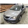 Image 3 : 2005 MAZDA 3, GREY, 261828 KMS, FRONT WHEEL DRIVE. - B346177