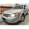 Image 1 : 2009 CHEVROLET COBALT, SILVER, 183638 KMS, FRONT WHEEL DRIVE. - D162438
