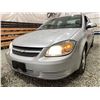 Image 2 : 2009 CHEVROLET COBALT, SILVER, 183638 KMS, FRONT WHEEL DRIVE. - D162438