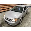 Image 4 : 2009 CHEVROLET COBALT, SILVER, 183638 KMS, FRONT WHEEL DRIVE. - D162438