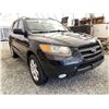 Image 8 : 2007 HYUNDAI SANTA FE GL, BLACK, 267137 KMS, FRONT WHEEL DRIVE. - D009125