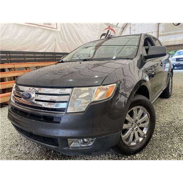 2007 FORD EDGE, BLACK, 250338 KMS, ALL WHEEL DRIVE. - DB01367