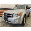 Image 2 : 2008 FORD ESCAPE, SILVER, 244596 KMS, FRONT WHEEL DRIVE. - DA00814