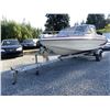 Image 1 : 17 FOOT GLASTRON BOAT, SSV-177 [SUPER STABLE VEE].  WITH HOLSCLAW T WHITE/RED. - P707129