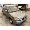 Image 10 : 2011 KIA RIO, GREY, 223159 KMS, FRONT WHEEL DRIVE. - B915110