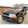 Image 1 : 2005 CHEVY BLAZER, BLACK, 310580 KMS, 4X4. - B107738