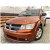 Image 1 : 2013 DODGE JOURNEY, ORANGE, 224108 KMS, FRONT WHEEL DRIVE. - B715501
