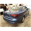 Image 15 : 2016 VW JETTA, BLUE, 236465 KMS, FRONT WHEEL DRIVE. - B261791