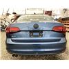 Image 17 : 2016 VW JETTA, BLUE, 236465 KMS, FRONT WHEEL DRIVE. - B261791