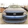 Image 5 : 2016 VW JETTA, BLUE, 236465 KMS, FRONT WHEEL DRIVE. - B261791