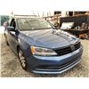 Image 9 : 2016 VW JETTA, BLUE, 236465 KMS, FRONT WHEEL DRIVE. - B261791