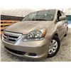 Image 1 : 2007 HONDA ODYSSEY, GOLD, 267651 KMS, FRONT WHEEL DRIVE. - B506343