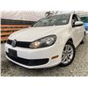 Image 1 : 2010 VW GOLF, WHITE, 281096 KMS, FRONT WHEEL DRIVE. NO RESERVE. - J386443