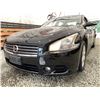 Image 2 : 2009 NISSAN MAXIMA, BLACK, 301986 KMS, FRONT WHEEL DRIVE. - D817926