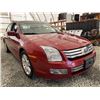 Image 8 : 2006 FORD FUSION, RED, 262169 KMS, FRONT WHEEL DRIVE. NO RESERVE. - D143110
