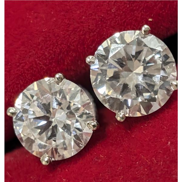 $4500  14K(1.17G),Labdiamond(2.20Ct) Earrings