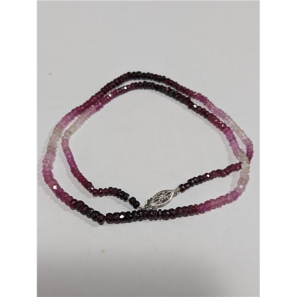 $2305  10K(10.92G),Ruby(17.52Ct) Necklace