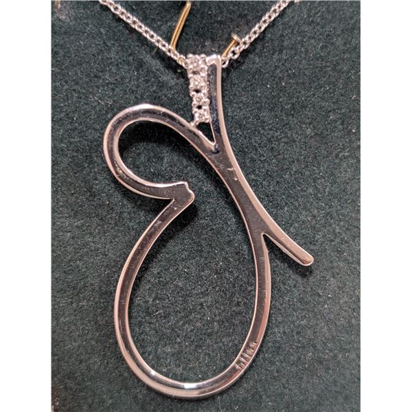 $4545  18K(4.15G),Natural Diamond(0.04Ct) Necklace